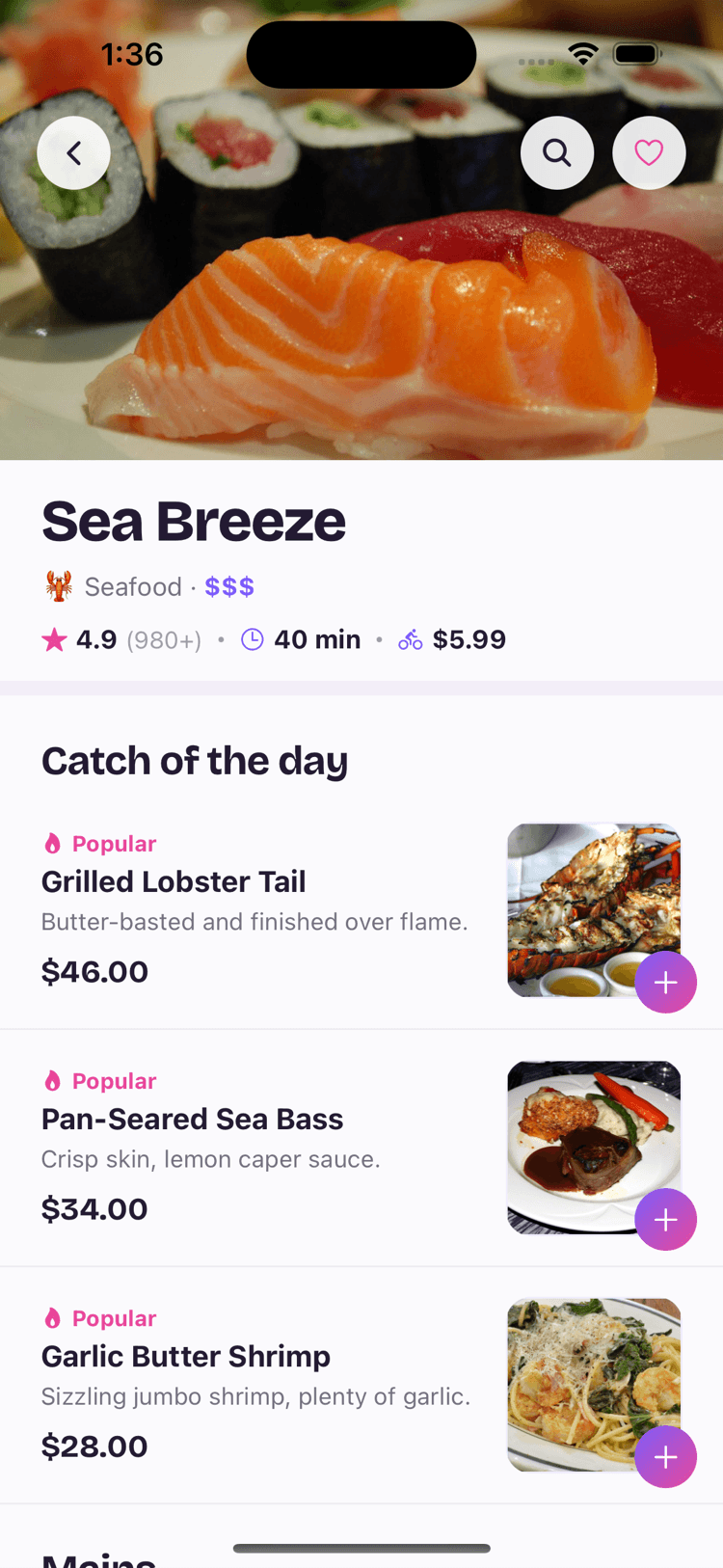 Splurge v2 — Every restaurant, richer